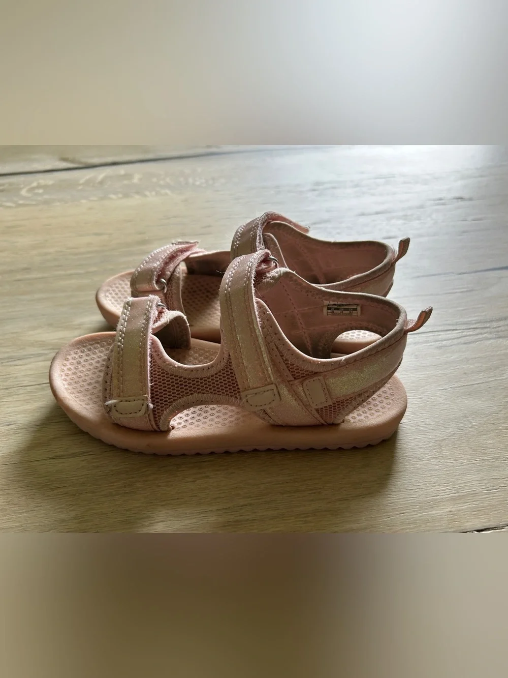 OshKosh B'gosh Peach/Pink Adjustable Strappy Sandals